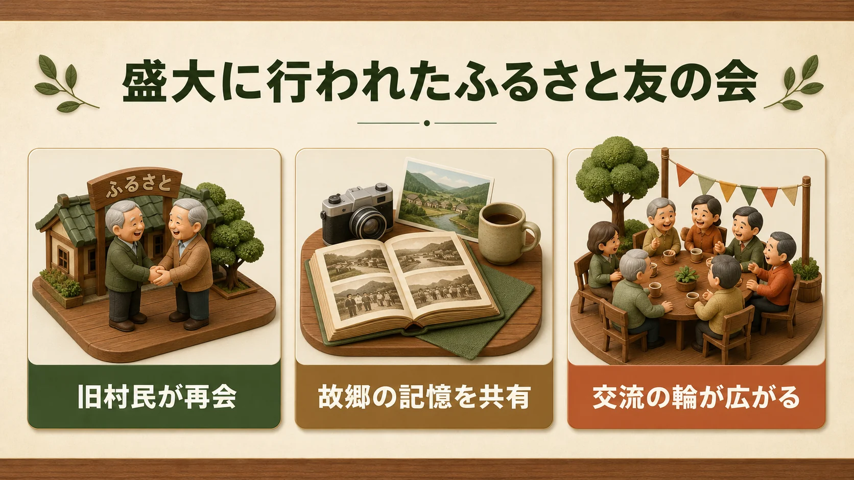 ③盛大に行われたふるさと友の会
