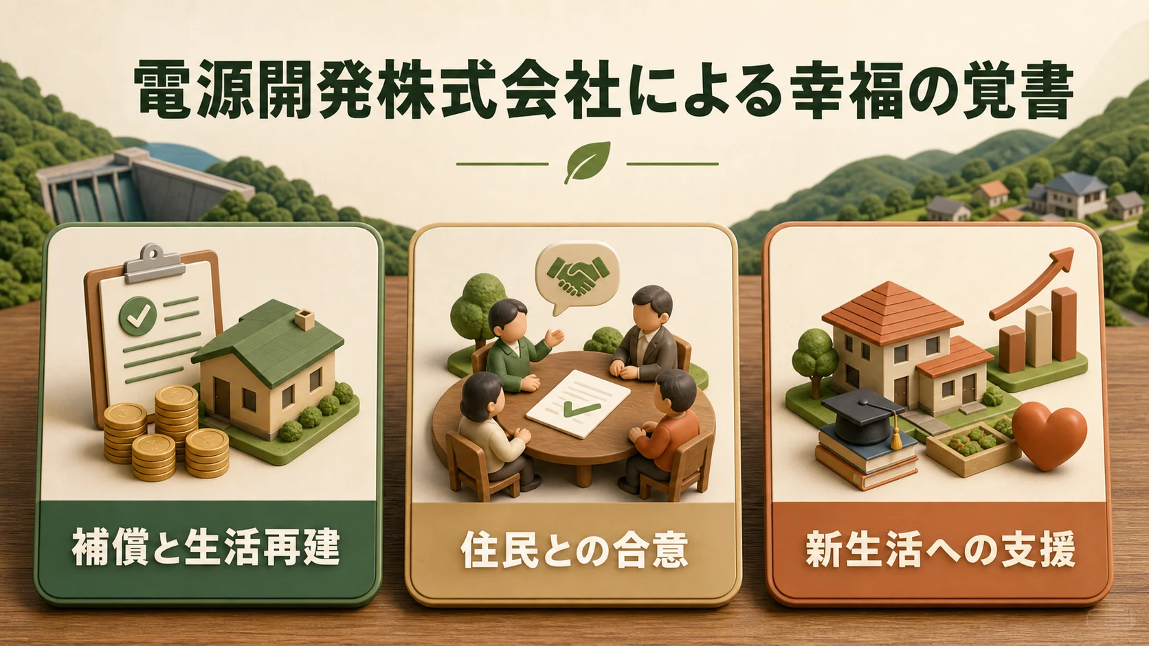 ①電源開発株式会社による幸福の覚書