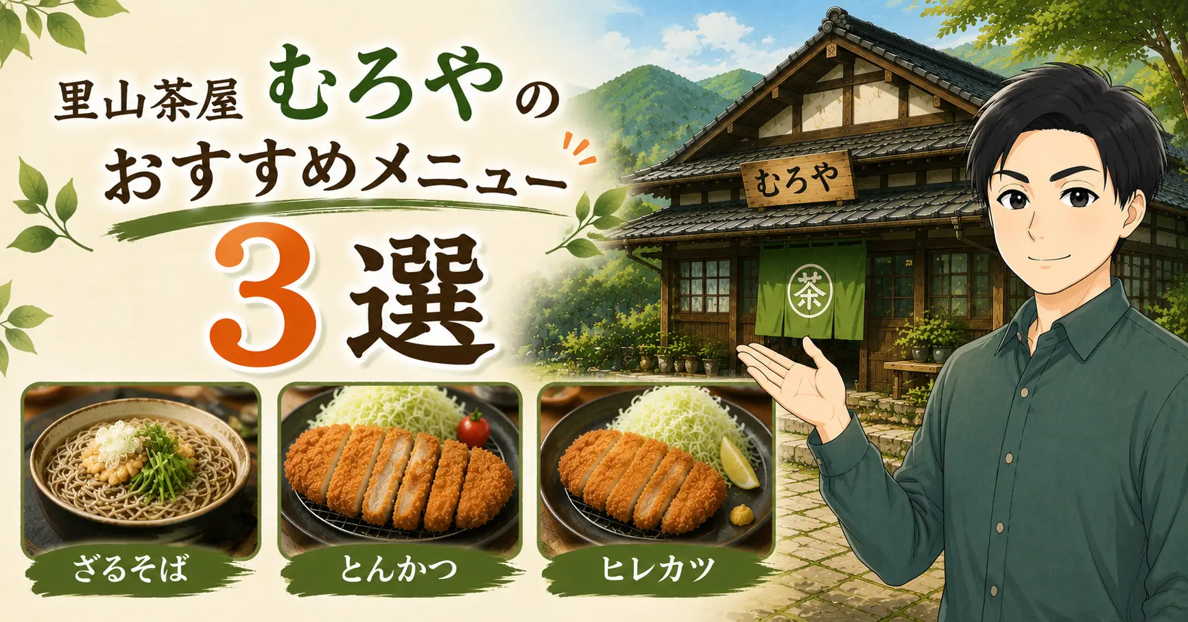 里山茶屋むろやのおすすめメニュー3選【写真付きで紹介】