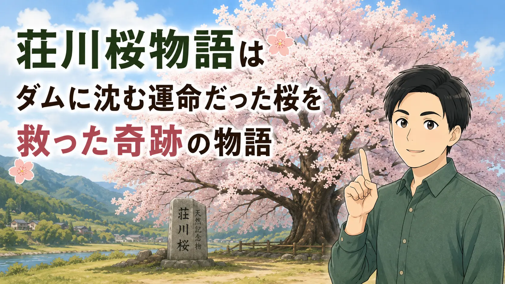 荘川桜物語はダムに沈む運命だった桜を救った奇跡の物語