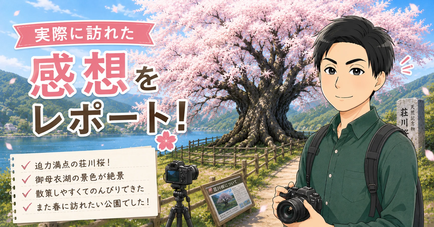 荘川桜公園を実際に訪れた感想