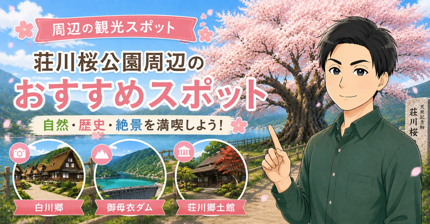 荘川桜公園周辺の観光スポット