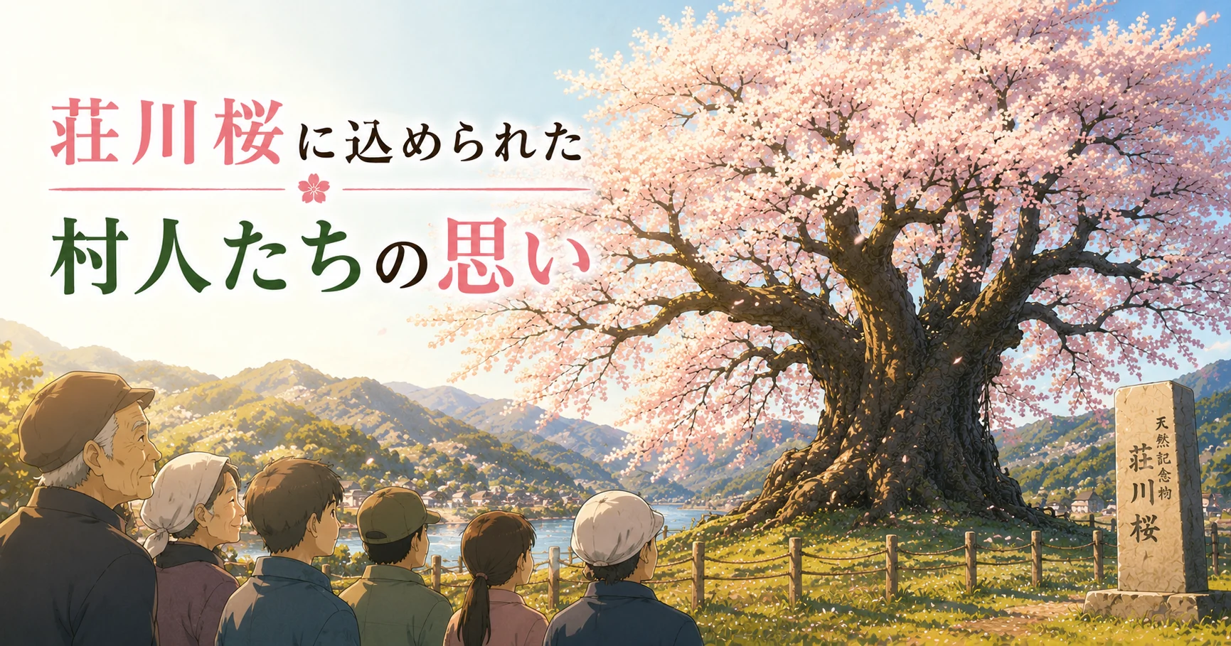 荘川桜に込められた村人たちの思い