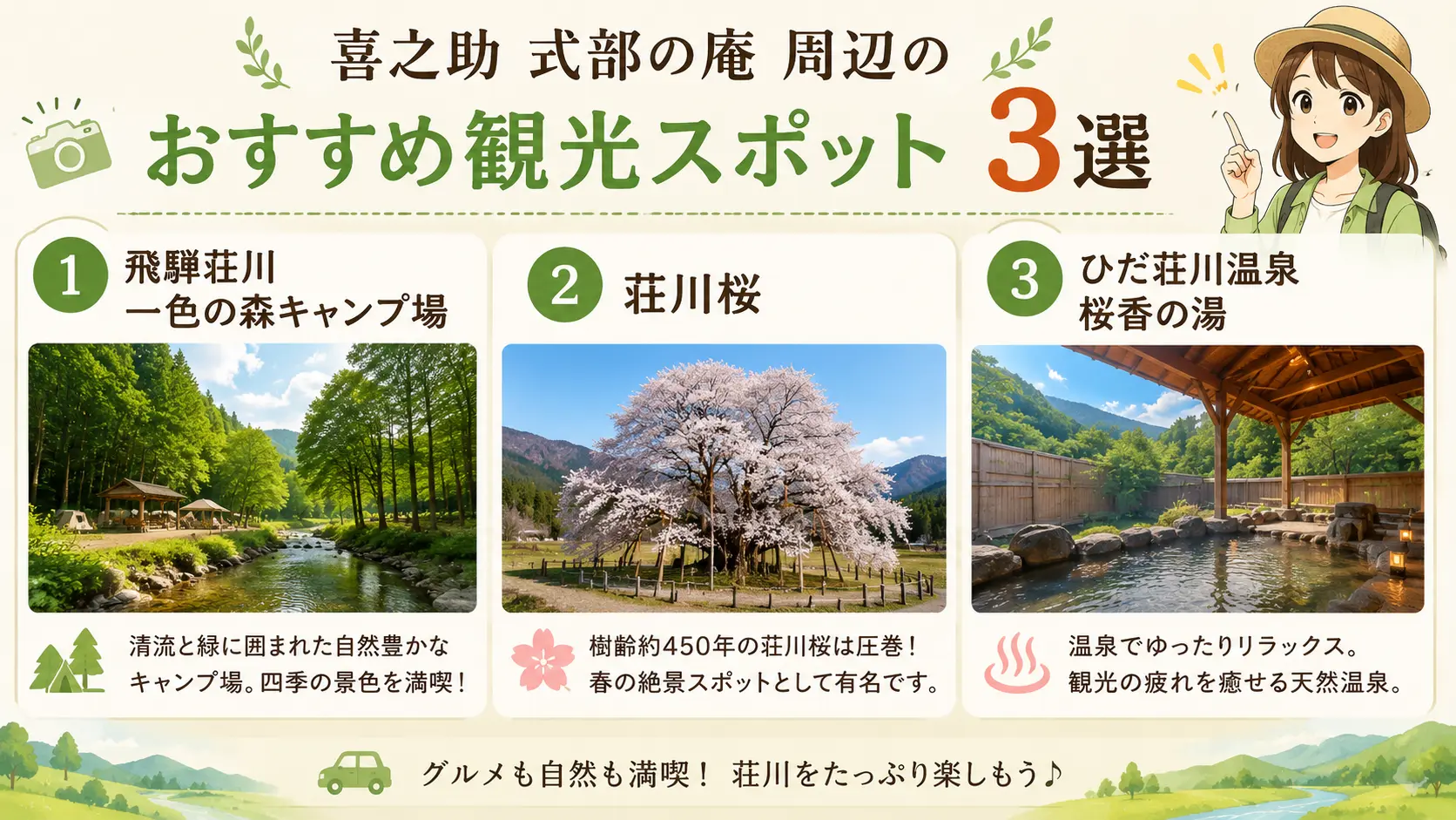 喜之助 式部の庵周辺のおすすめ観光スポット3選