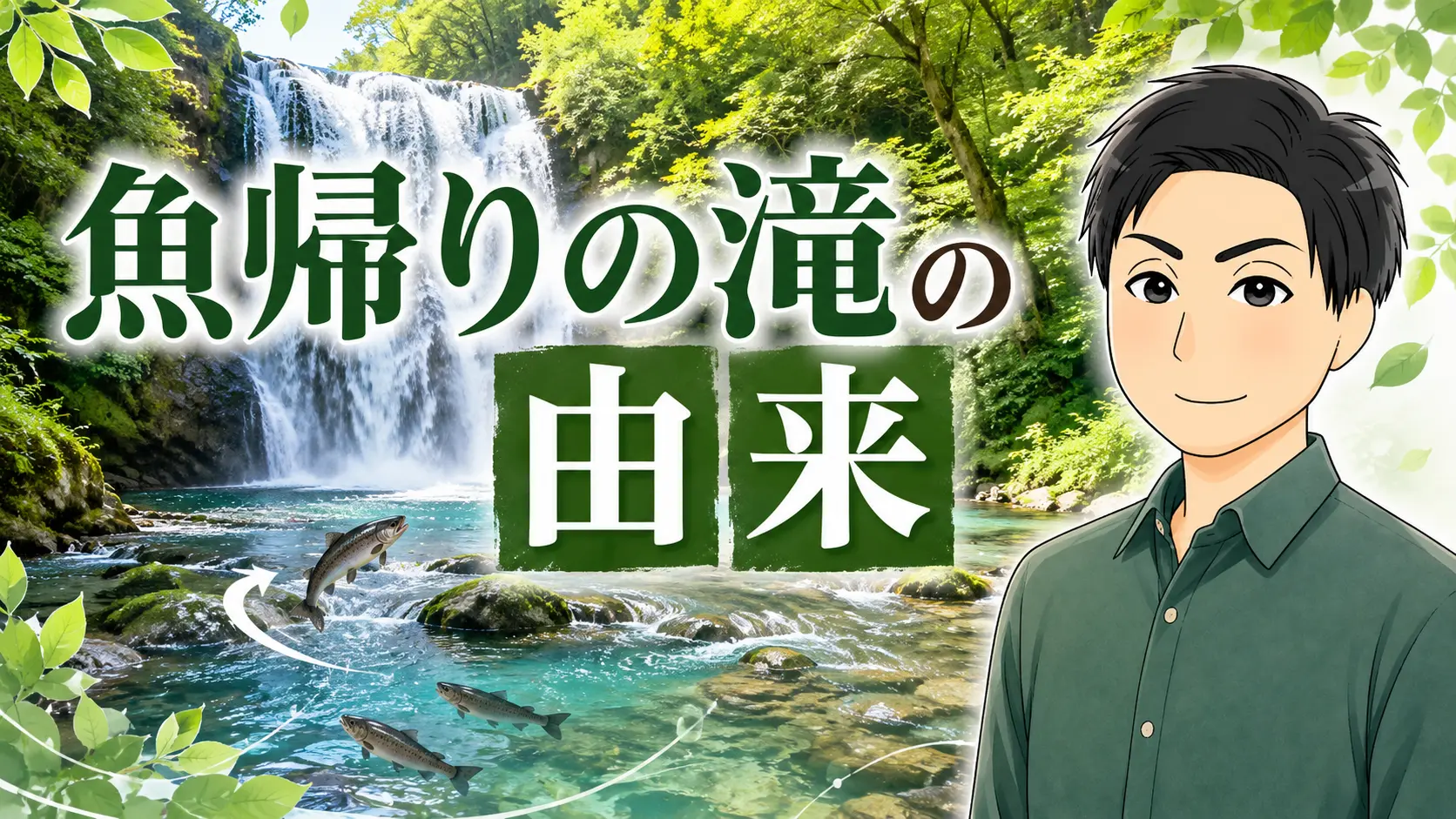 魚帰りの滝の由来
