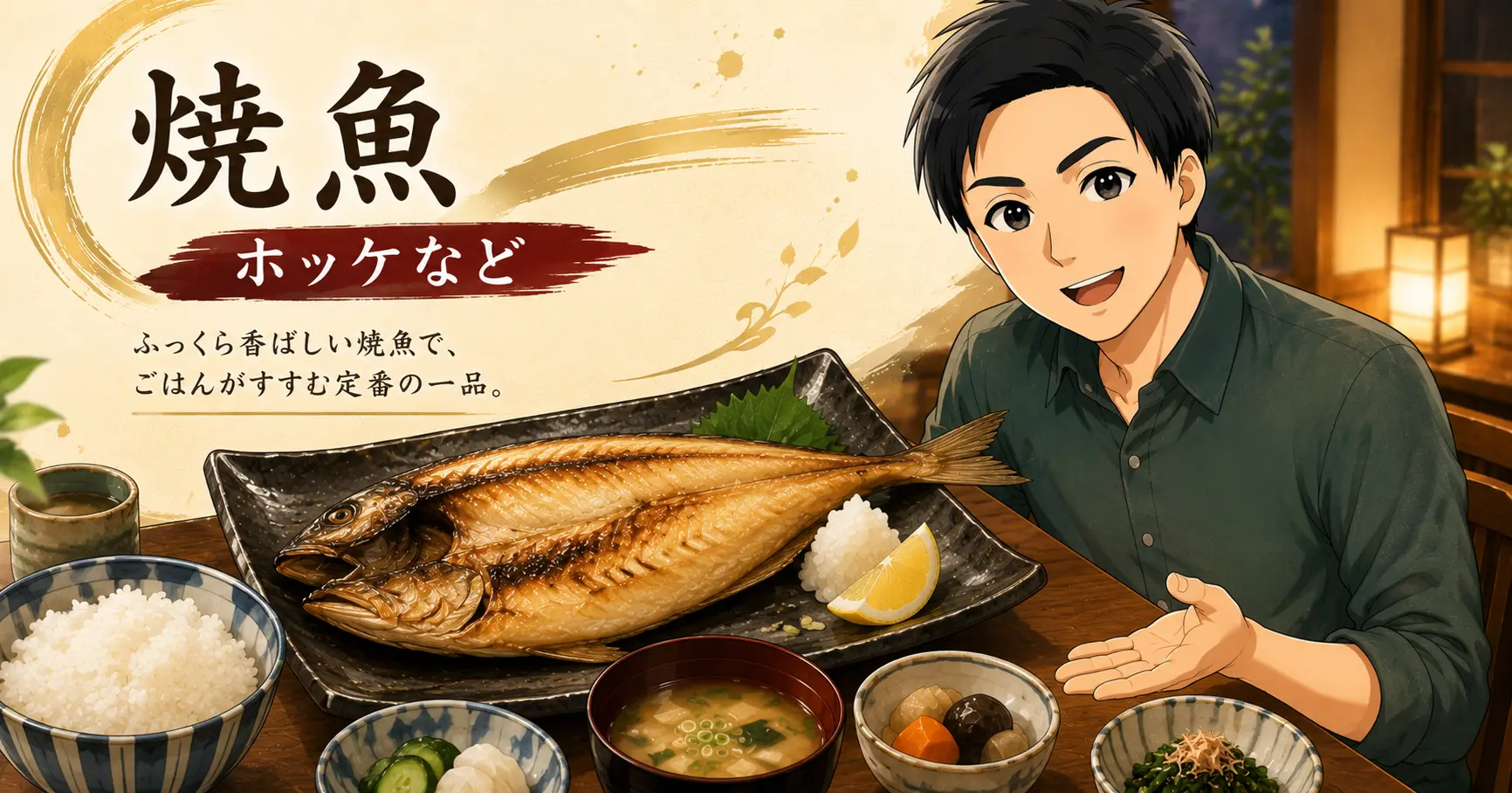 焼魚(ホッケなど)
