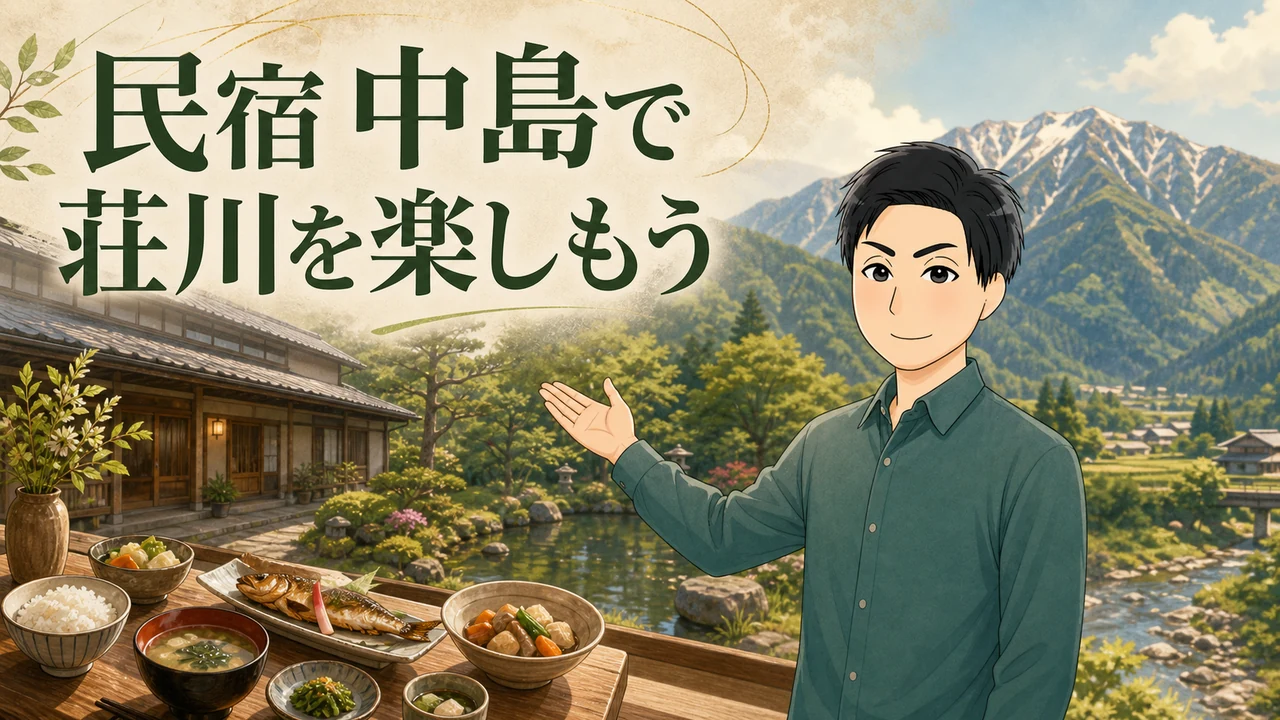 民宿 中島に泊まって荘川を楽しもう