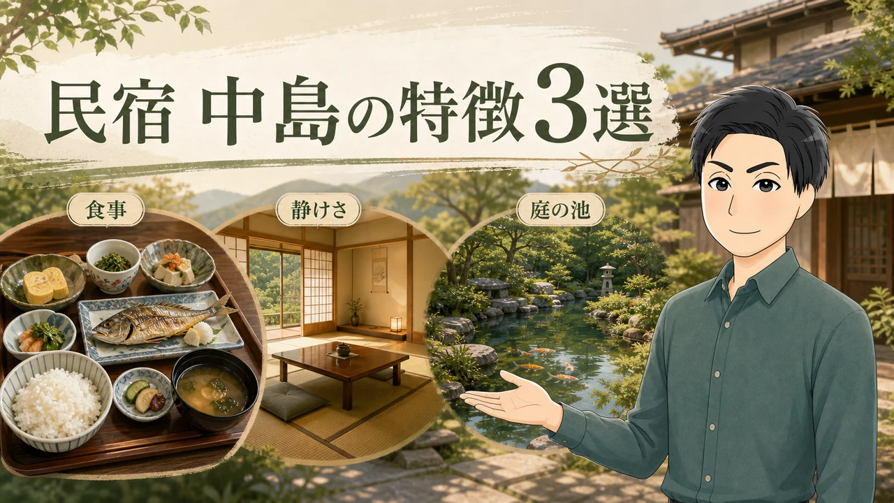 民宿 中島の特徴3選