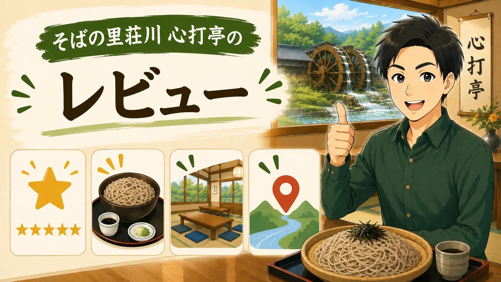 そばの里荘川 心打亭のレビュー｜メニューも写真付きで紹介！【岐阜県飛騨高山：荘川町】