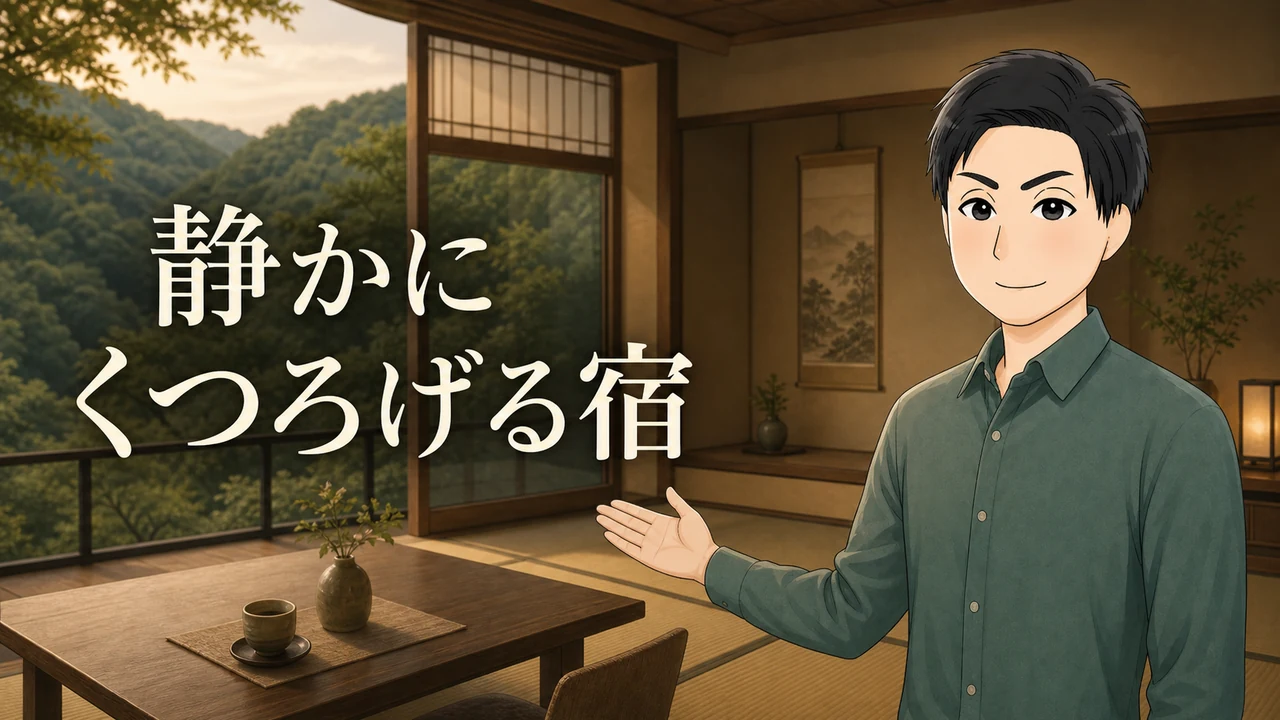 ②周りに何もないので静かにくつろげる