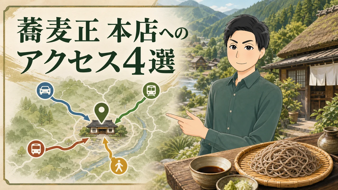 蕎麦正 本店へのアクセス方法4選