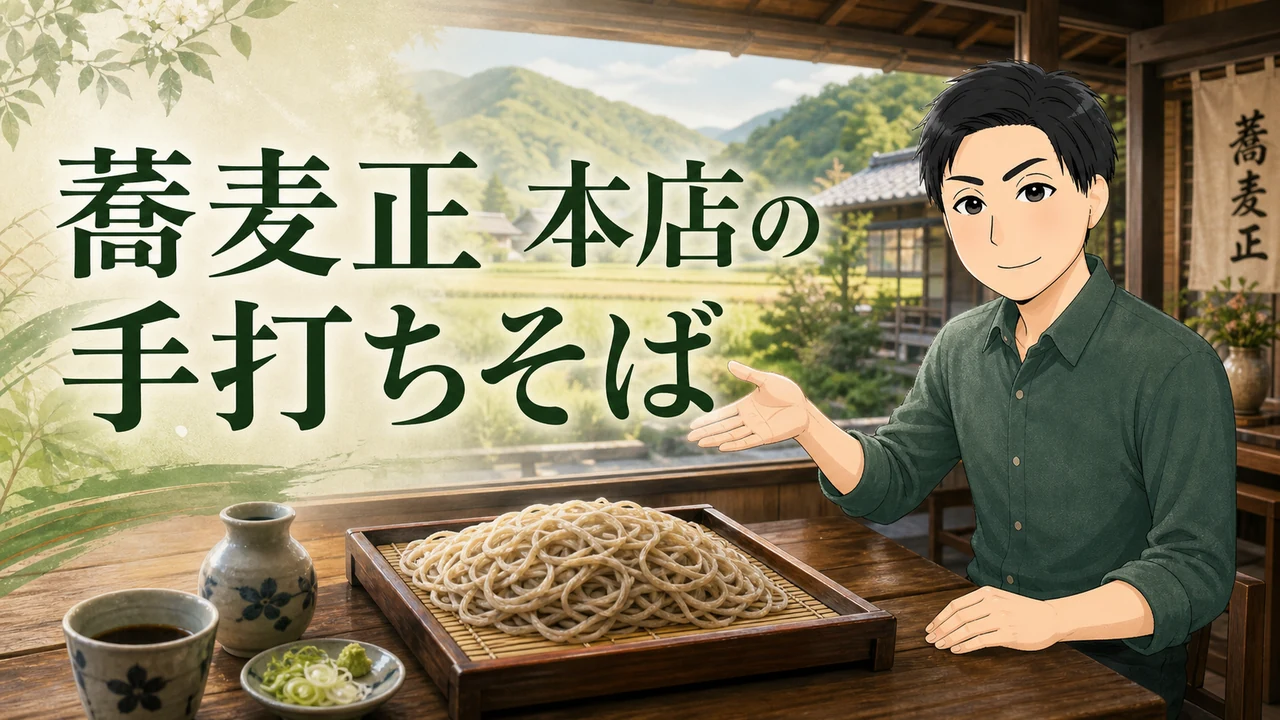 蕎麦正 本店は本格的な荘川産手打ちそばを楽しめる食事処