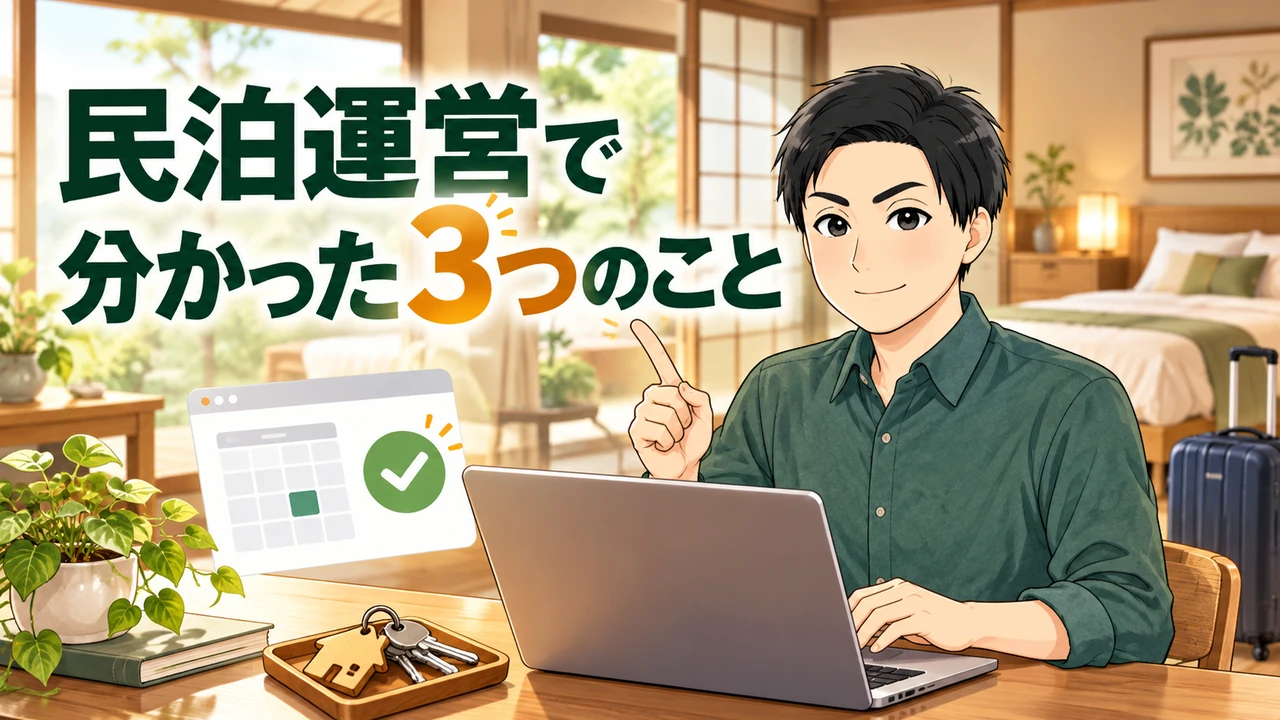 アゴダで民泊を運営して分かった3つのことを管理人が紹介する画像