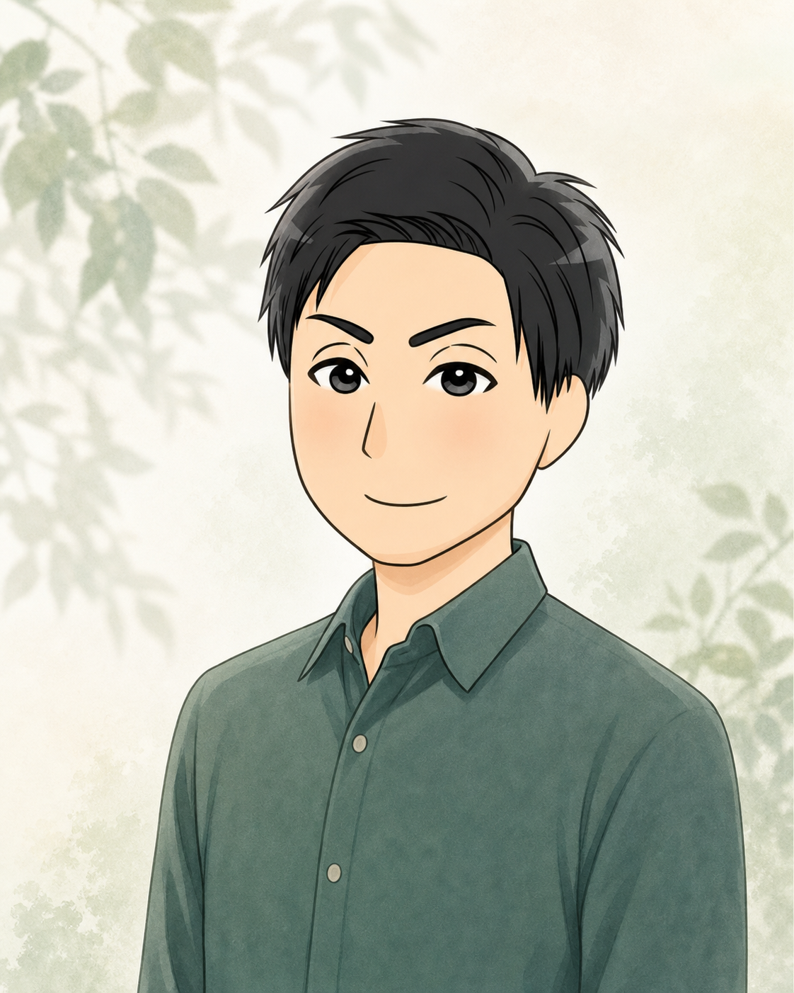 代表 大澤壮登の似顔絵